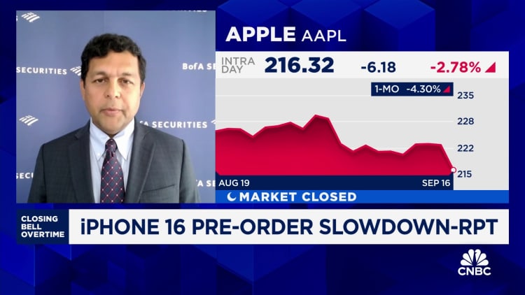 iPhone 16 delivery lead time is 'one indicator, not the only indicator', says BofA's Wamsi Mohan