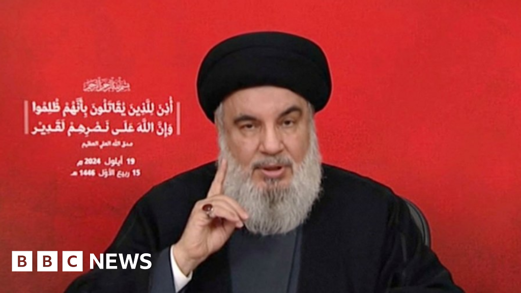 Hezbollah chief says Israel crossed 'all red lines' with attacks