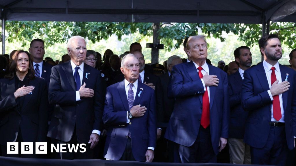 Harris and Trump both attend 9/11 memorial in New York