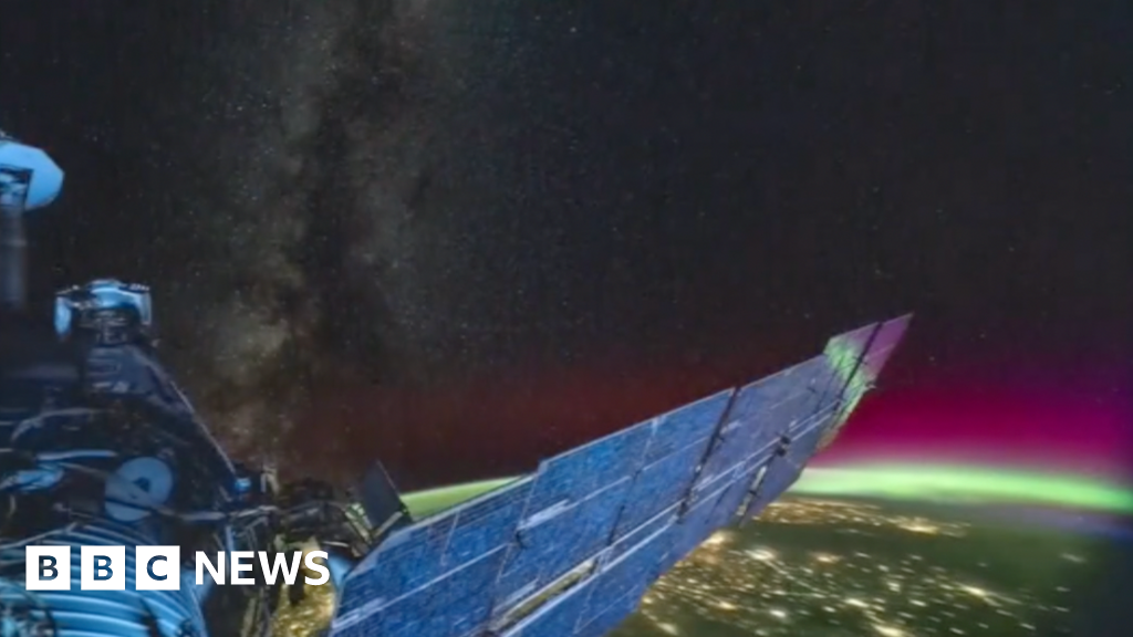 ISS footage captures 'orbital sunrise' over Earth