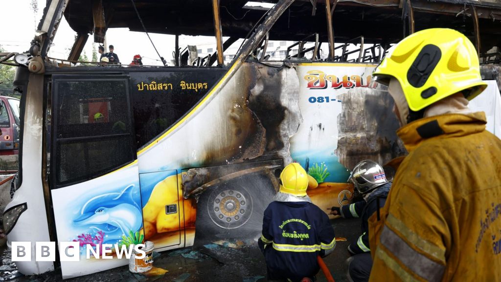 More than 20 children dead in Thailand bus crash